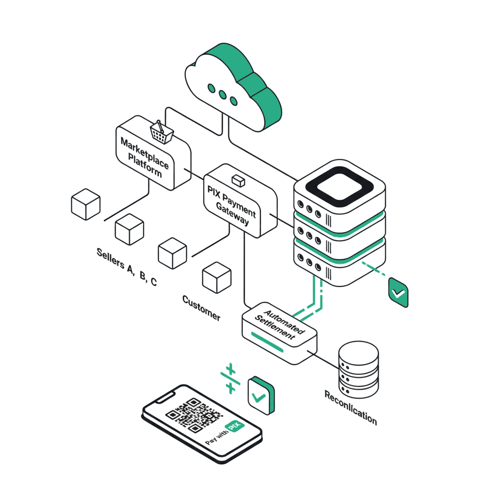 Pagamentos PIX para marketplaces